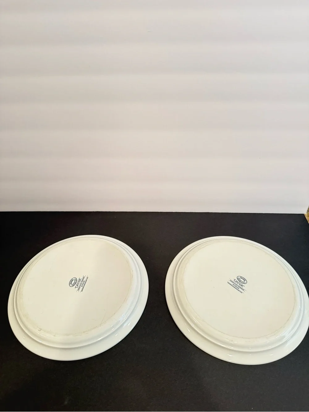 Vintage Dansk Bistro Cafe Parisian Blue Dinner Plates Set of 6 10.25